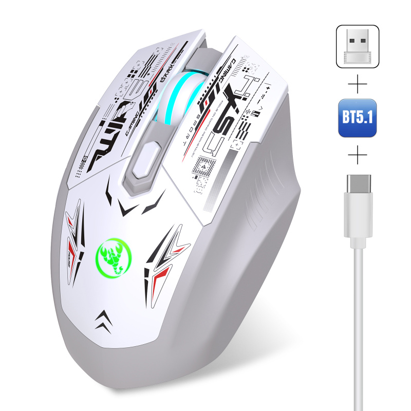 2.4G+BT5.1 Dual-Mode Wireless Mouse